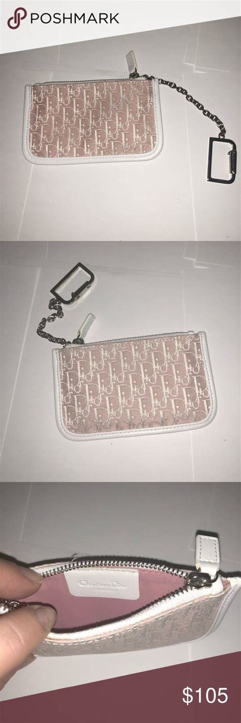 dior wallet keychain.